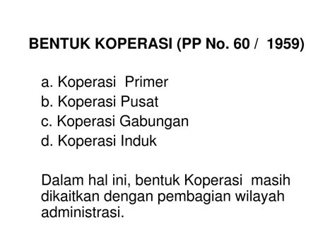 Hendaknya koperasi simpan pinjam diletakkan pada taawun sesuai dengan ajaran islam. PPT - BAB 7 JENIS -JENIS DAN BENTUK KOPERASI PowerPoint ...
