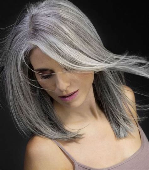 65 Gorgeous Hairstyles for Gray Hair to Try in 2023 | Hair styles, Long