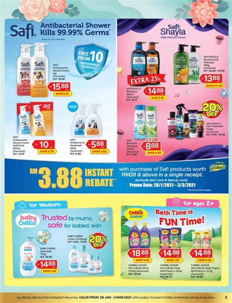Giant Health & Beauty Promotion Catalogue (28 January 2021 ...
