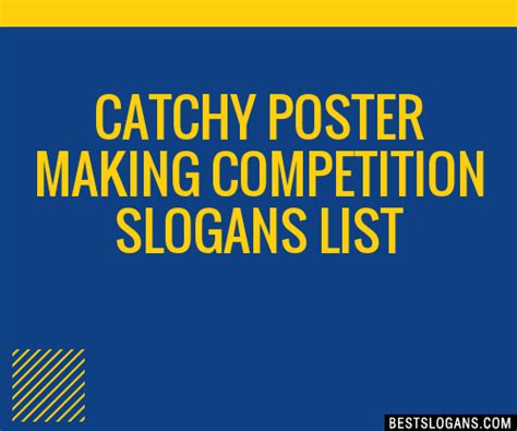 Below are 35 working coupons for cbro codes list from reliable websites that we have updated for users to get maximum savings. 30+ Catchy Poster Making Competition Slogans List ...