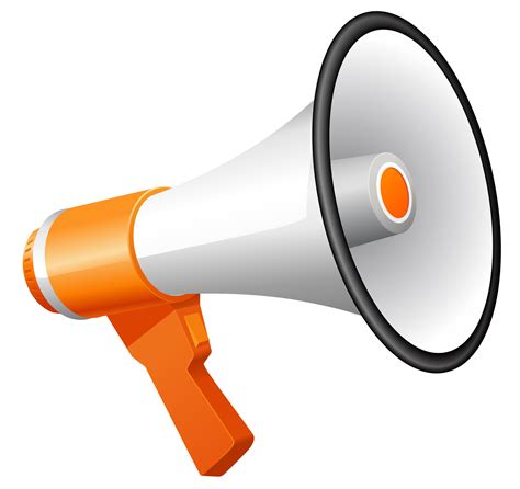 Megaphone Clipart Loudspeaker Clip Art Speaker Cheerleading Stadium