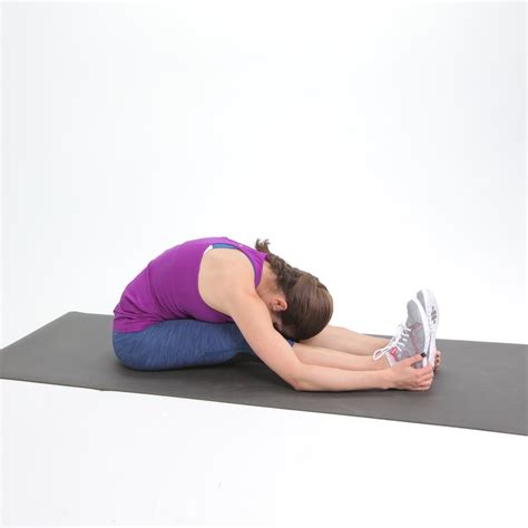 Forward Bend With Rounded Back Easy Hamstring Stretches Popsugar
