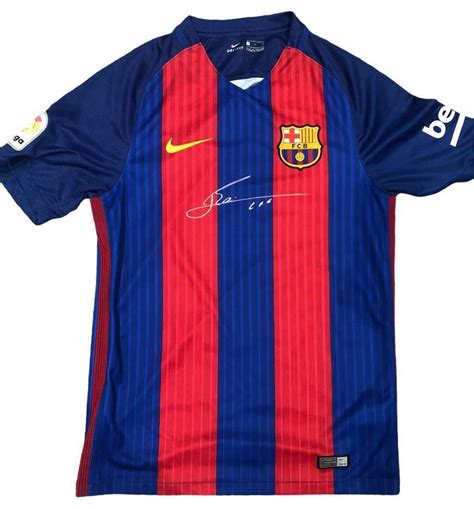 Lionel Messi Signed Original Barcelona Football Shirt 16 17 Season