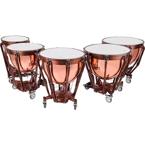Ludwig Professional Series Polished Copper Timpani Set With Gauge 20