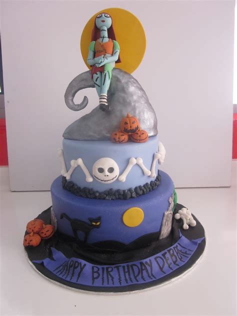 Homemade birthday cakes make people feel special! Celebrate with Cake!: Nightmare Before Christmas 2 tier Cake