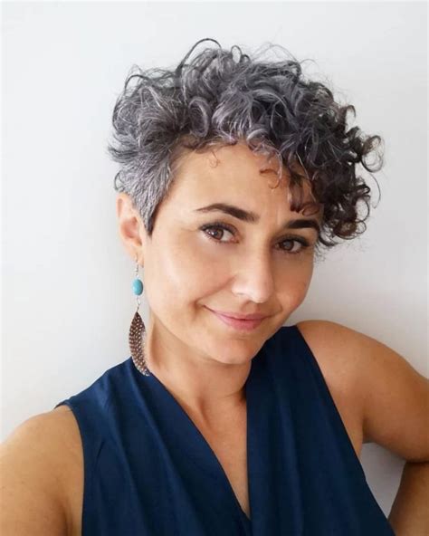 15 Best Pixie Haircuts For Older Women Haircuts For Curly Hair Grey Curly Hair Short Curly