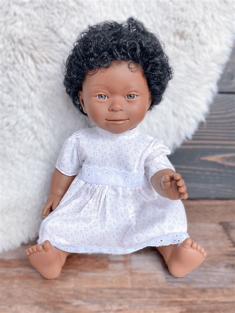African Girl Doll With Down Syndrome Features The Butterfly Pig