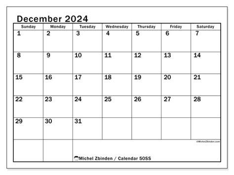 Calendar December 2024 Economic Ss Michel Zbinden Bz