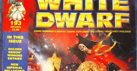Warllama 40k Vintage White Dwarf 193 January 1996