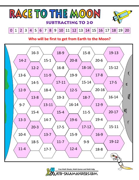 Subtraction Games For Kids