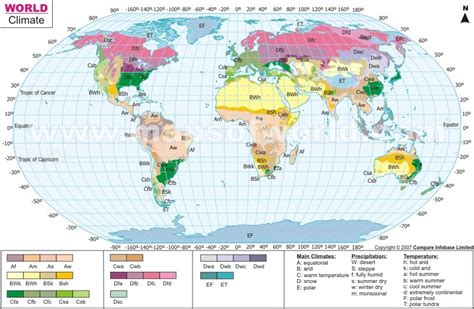 Map Of The Week Map Of The Week World Climate Zones