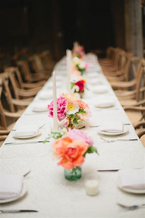 Simple Wedding Table Decoration ♥ Cheap Wedding Table