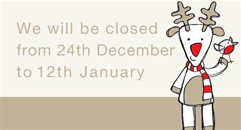 Christmas Closing Dates Staying In Touch