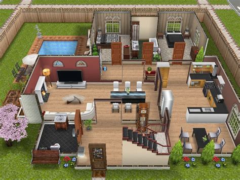 Sims 4 Two Story House