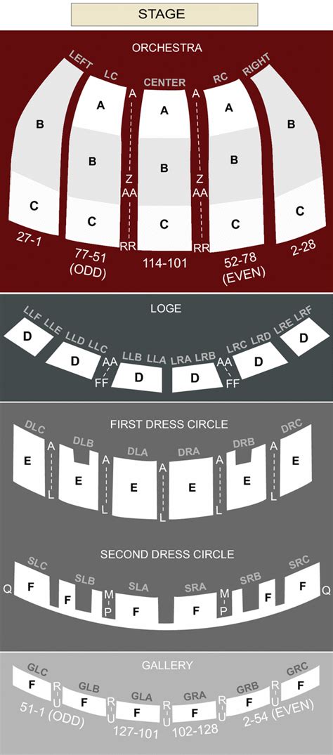 Fox Theatre Atlanta Seating Chart Pit Two Birds Home