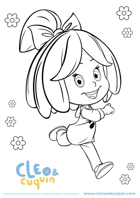Cleo And Cuquin Coloring Pages