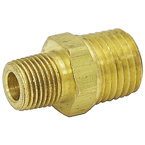 Reducer 14x18 Npt Male 3325 04 02 Brass Fittings Air Fittings