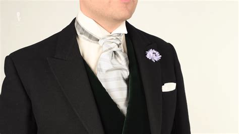 How To Tie A Wedding Cravat Or Formal Ascot For Proper Traditional