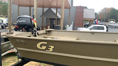 G3 Boats 1036 Jon Series With The Tohatsu 35hp Outboard For Only