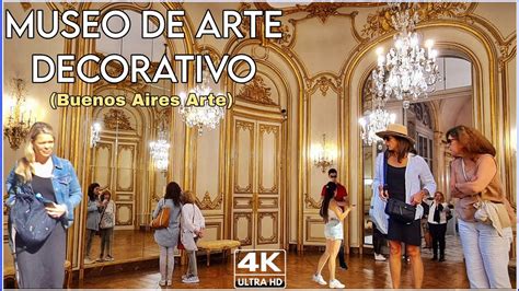 【4k】museo Nacional De Arte Decorativo Buenos Aires Argentina 4k