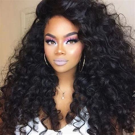 7a Thick Curly Brazilian Virgin Hair Front Lace Wigs Unprocessed Human Hair Full Lace Wigs Curly