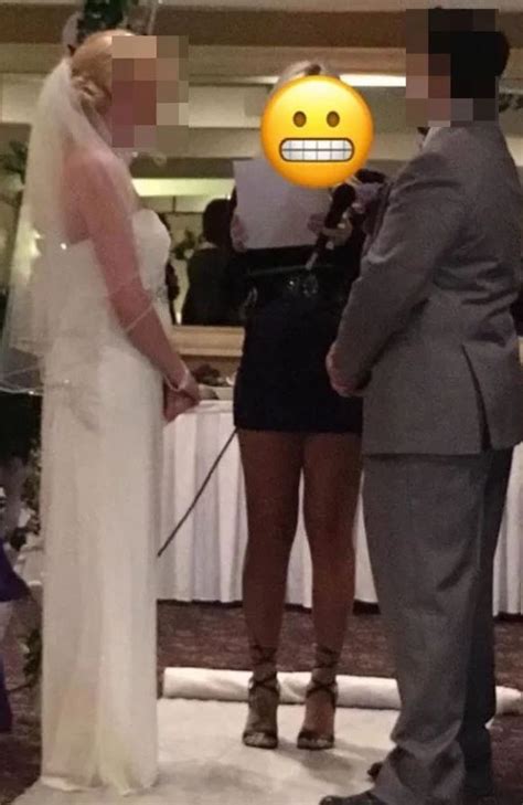 Bride Fumes After Officiant Wore A Skin Tight Miniskirt To Wedding