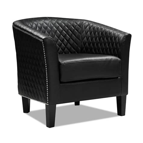 Luxor Accent Chair Black Value City Furniture