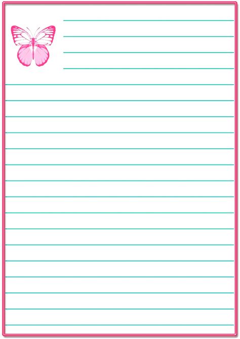 Printable Stationary Paper With Lines Get What You Need For Free