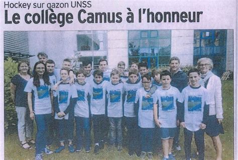 Championnat De France Unss De Hockey Sur Gazon Le Collège Dans La