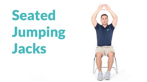 Seated Jumping Jacks Chair Exercise Youtube