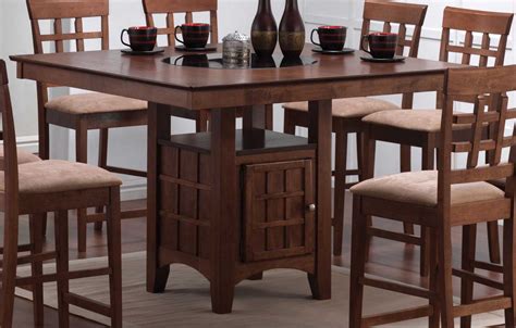 Living room dining entrance bar parion table solid wood. Coaster Mix and Match Counter Height Dining Table with ...