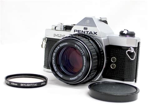 Pentax Mx Slr 35mm Film Camera With Smc Pentax M 50mm F14 Lens From