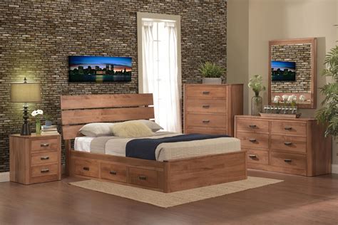 Galaxy Storage 5 Piece Bedroom Set From Dutchcrafters Amish Furniture