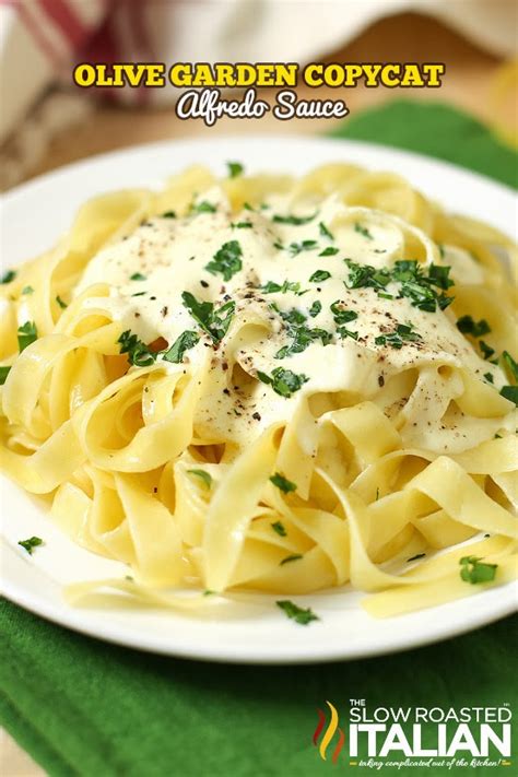 It tastes just like olive garden's famous dish and is super easy to make!. Olive Garden Copycat Alfredo Sauce (NEW VIDEO)