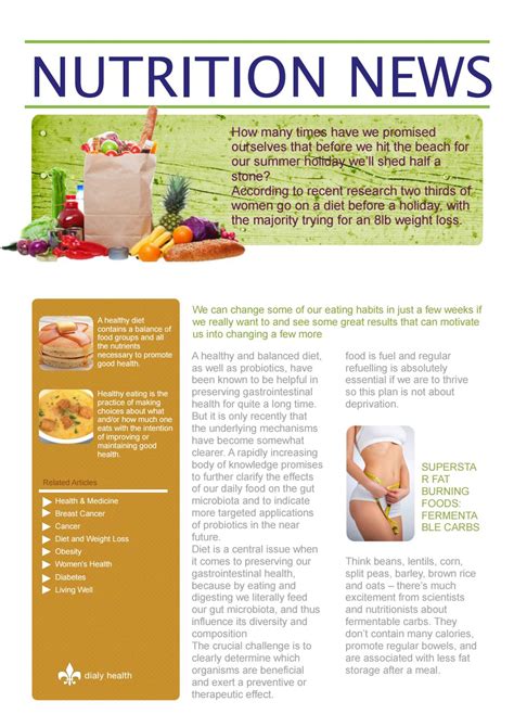 Food And Nutrition News Articles Nutrition Pics