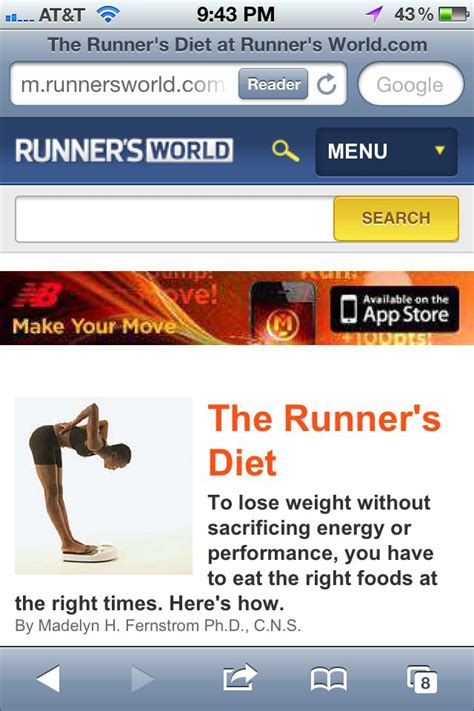 The Runners Diet Runner Diet Running Diet Health Fitness