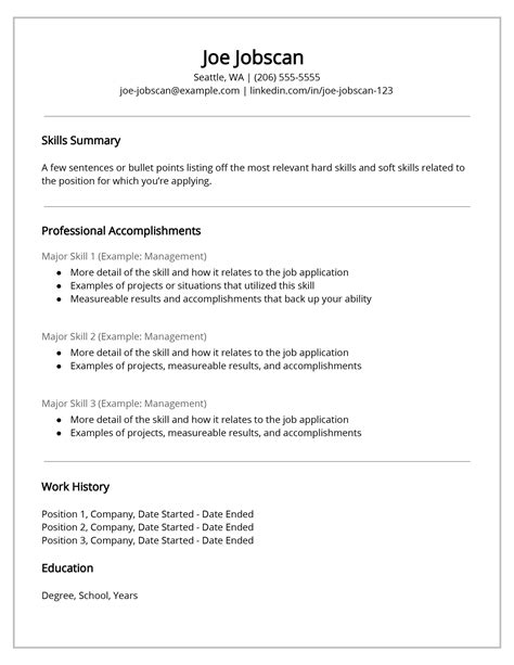 Advice For Resume Structure For Co Op Position Rcanadapublicservants