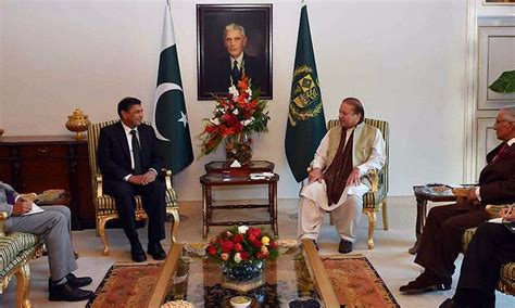 Indian Envoy Pays Farewell Call On Sharif Pakistan DAWN