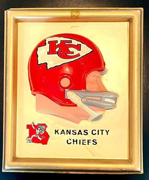 Kansas City Chiefs 1965 Afl Technigraph Helmet Plaque In 2021