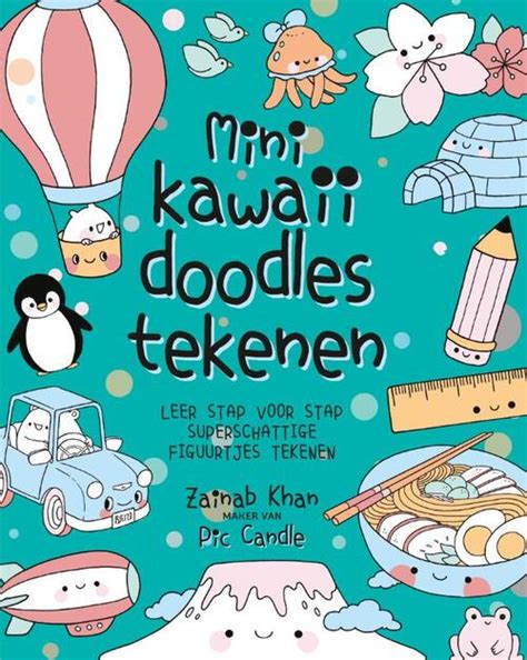 Mini Kawaii Doodles Tekenen Boek 9789043922203 Bruna