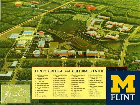 Map Cultural Center University Of Michigan Flint