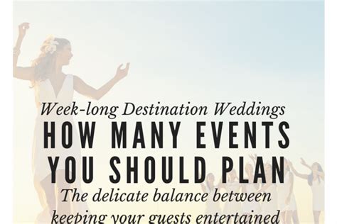 Planning Destination Wedding Events Outside The Actual Wedding