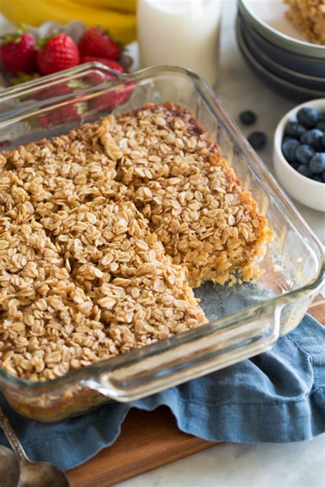 Baked Oatmeal Recipe Cooking Classy Breakfast Oatmeal Recipes