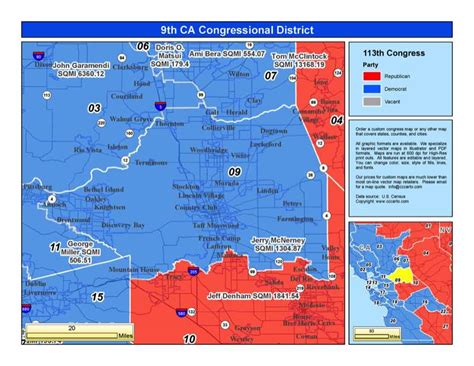 California 9th Congressional District Jerry Mcnerney D District