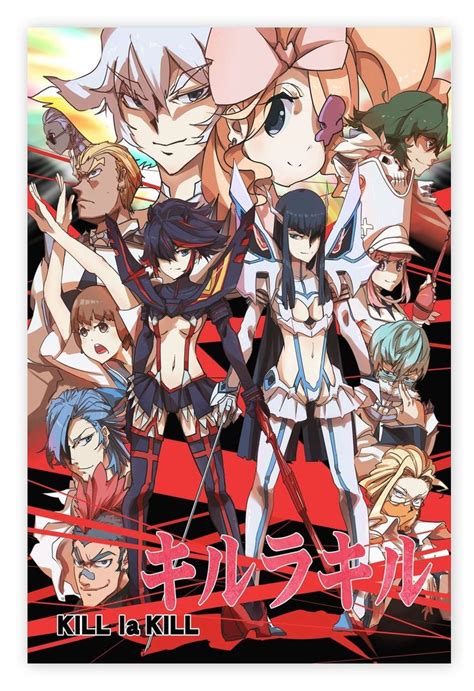 Kill La Kill Anime Poster Print Canvas Poster Tv Anime Etsy Kill La