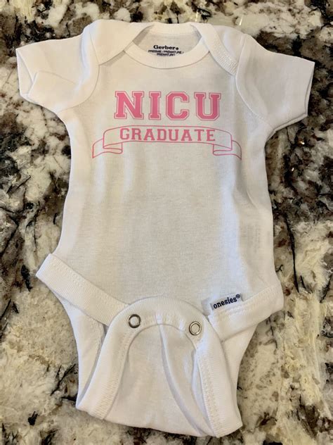 Nicu Graduate Onesie New Baby Onesie Premature Baby Etsy