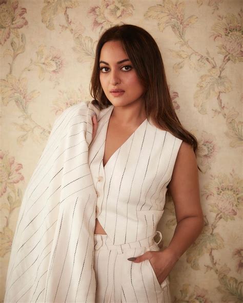 Bolly Beauty Sonakshi Sinha Hottest Clicks In White Outfit Telugu Rajyam Photos