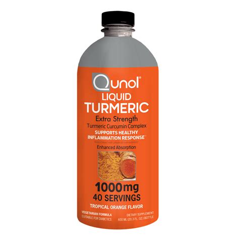 Qunol Liquid Turmeric Curcumin Complex With Bioperine Extra Strength