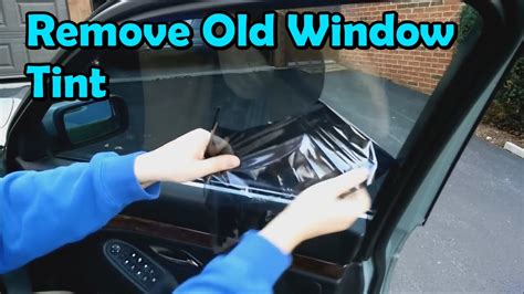 How To Remove Old Window Tint Without Heat Youtube