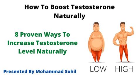 How To Boost Testosterone Naturally Ways To Increase Testosterone Level Naturally Youtube